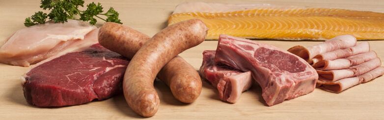 Alguns tipos de carne e peixe devem ser excluídos da dieta se você tiver cistite.